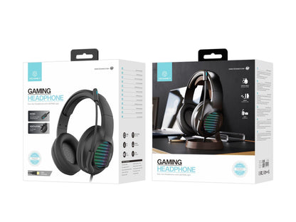 Auriculares Gaming Estéreo Com Iluminação Rgb - Bujitech