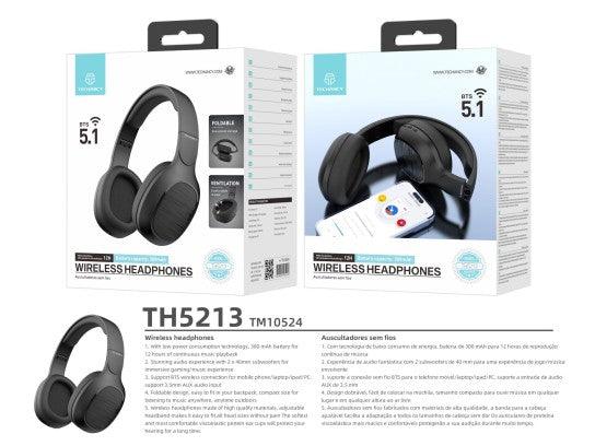 Y527 Auriculares Sem Fios On-Ear Com Tecnologia Bluetooth, Leves, Confortáveis Preto - Bujitech