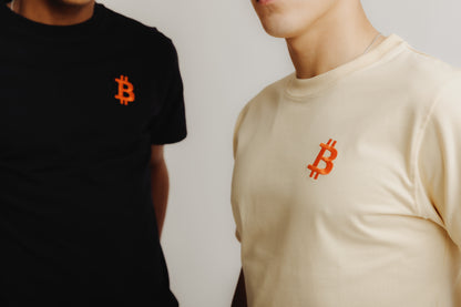 T-shirt Bitcoin - regular (Beje)